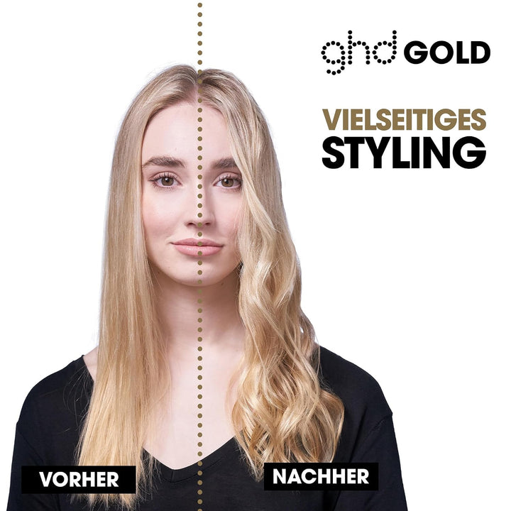 ghd gold - Professioneller Haarglätter zum Glätten, Locken und zum Erzeugen von Wellen, optimale Sty