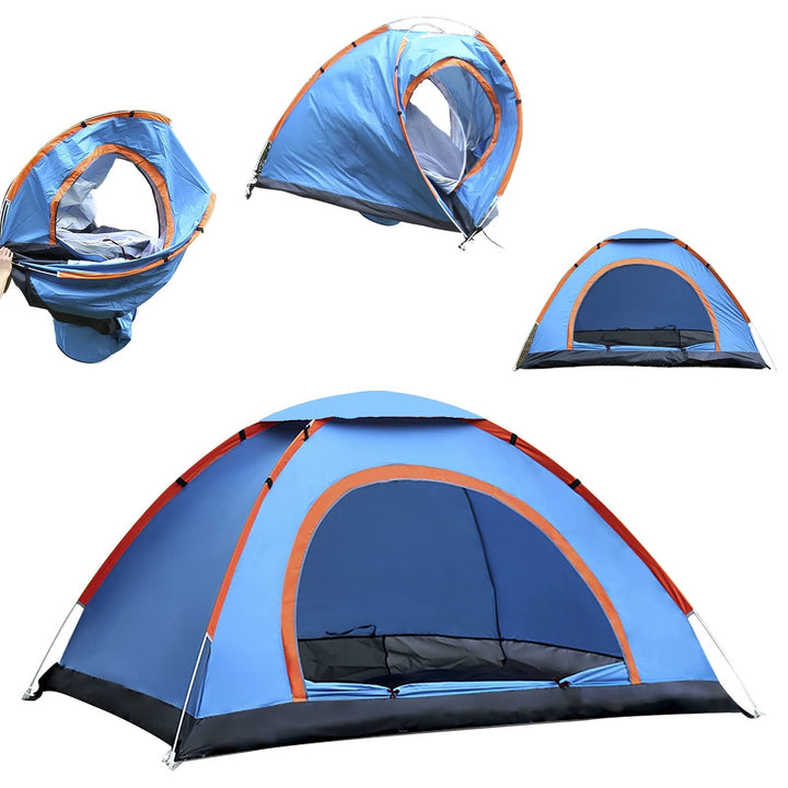 Wurfzelt 2 Personen Wasserdicht, Automatisches Pop Up Zelt 2 Personen, Winddicht Campingzelt, Ultral