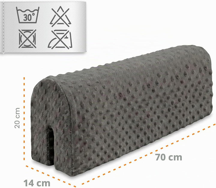 Totsy Baby Bettkantenschutz für Kinderbetten 70 cm - Schutz für Bettrahmen Kantenschutz Kinder Babyb
