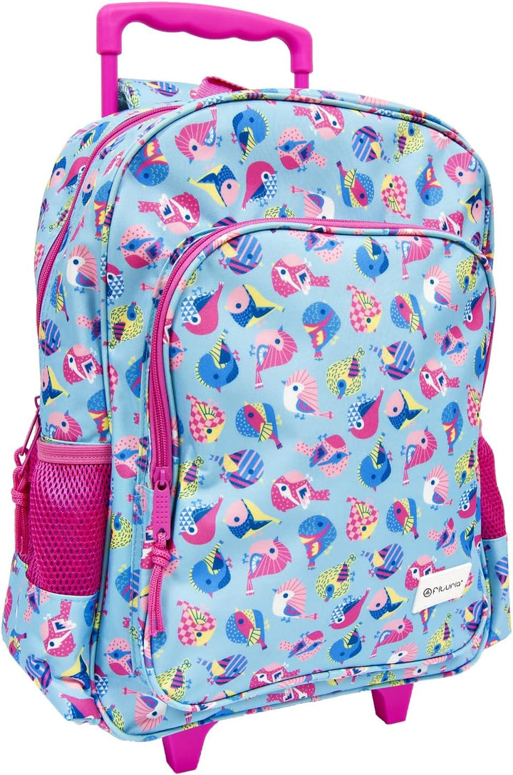 OFITURIA Schulrucksack für Kinder, kompakt, abnehmbarer Griff, bestehend aus einer Fronttasche und e