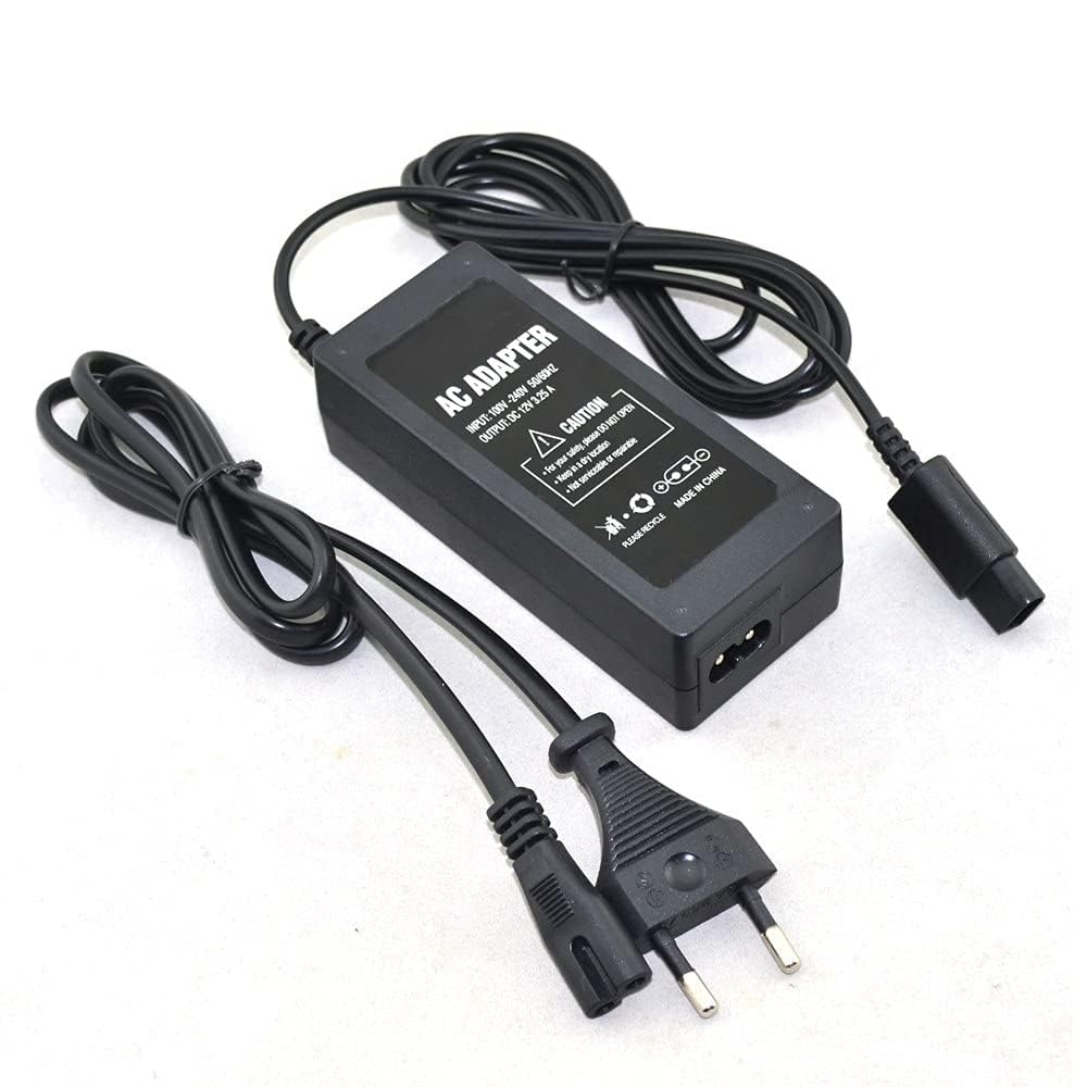 RUITROLIKER Netzteil Ladegerät Ersatznetzteil Stromkabel Netzadapter für Gamecube NGC Netzkabel Lade