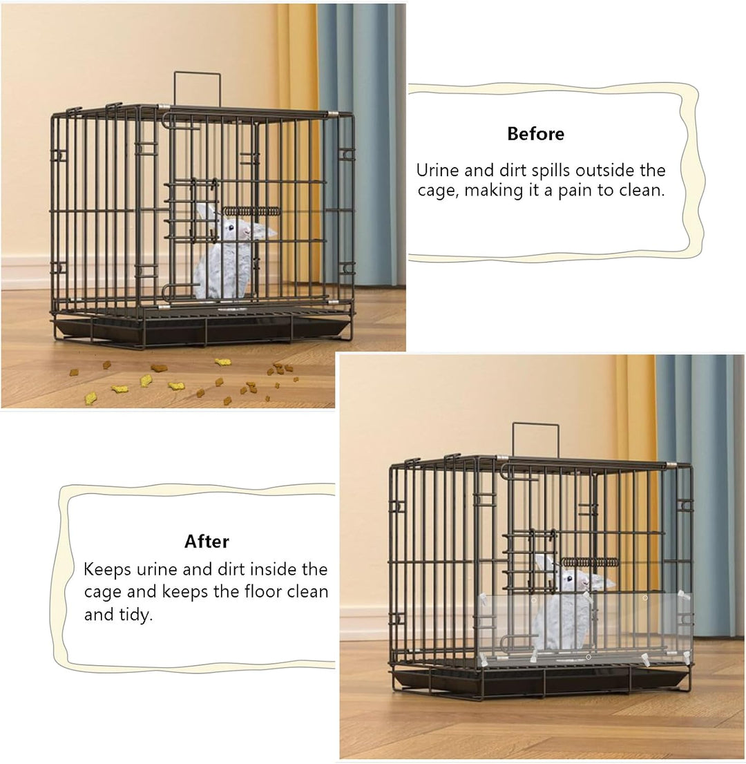 18 Stück Haustierkäfig Einlagen, Käfig-Urin-Schutz, 35x15 cm Haustierkäfig-Einlage mit 180 Stück Kab