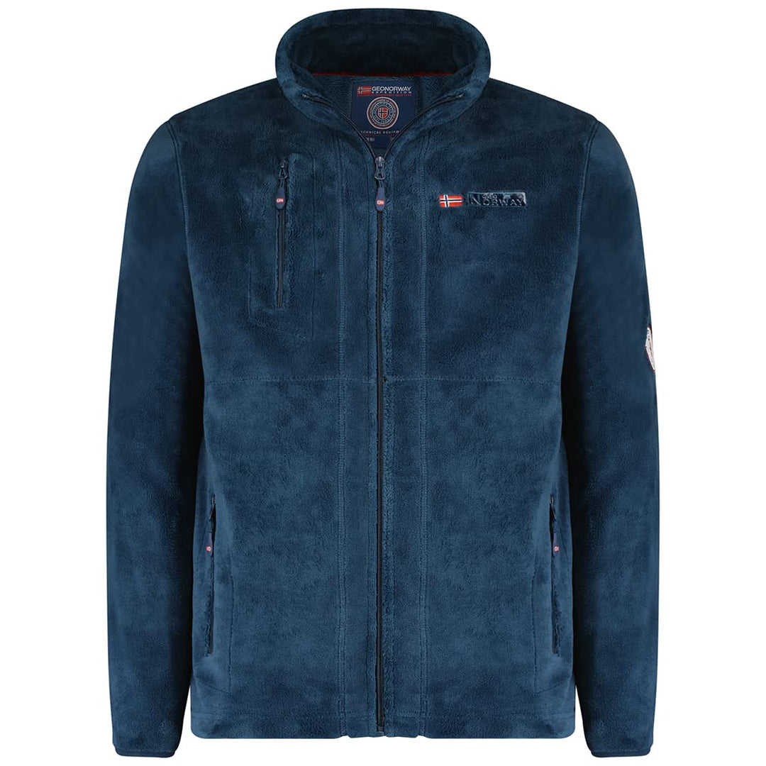 Geographical Norway Fleecejacke für Herren, Navy M-L