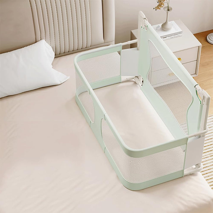Kedia 3-in-1 Babybettgitter, Klappbettzaun mit Moskitonetz, Bed Rail, Sicherheitsgitter für Kinder,