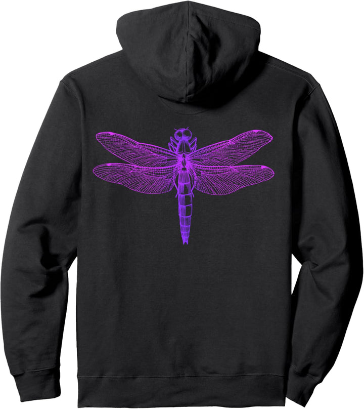 Wissenschaftlicher Retro- Libelle der Weinlese Pullover Hoodie