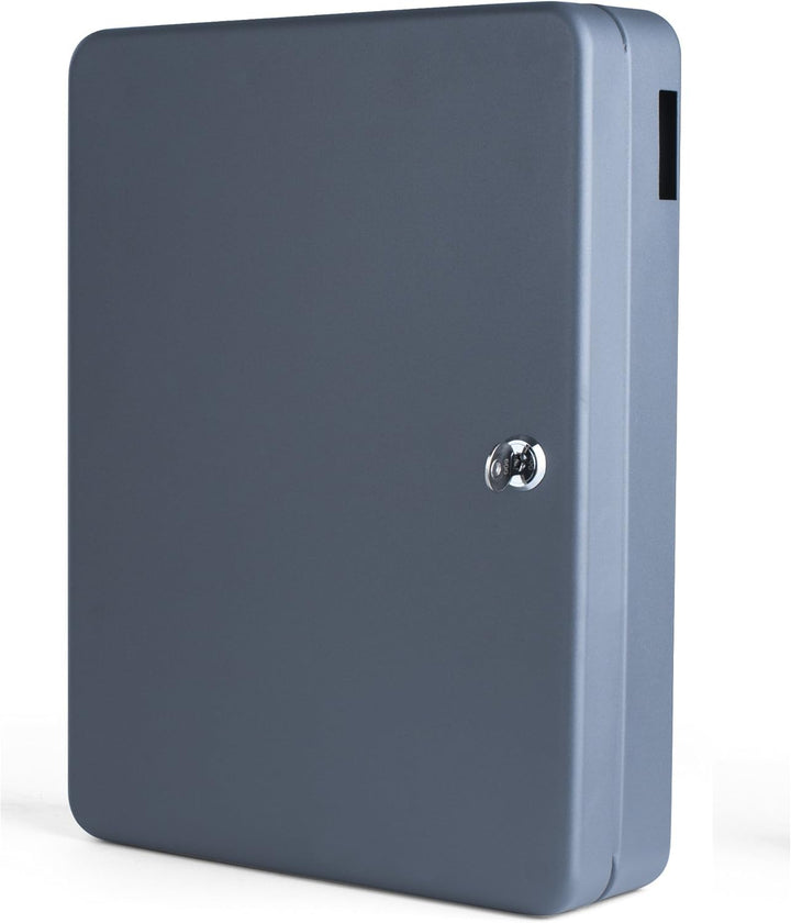 Pavo 8027064 Schlüssel-Kasten/Schrank, 140 Haken mit seitlichem Schlüsseleinwurf, dunkelgrau 140 Hak