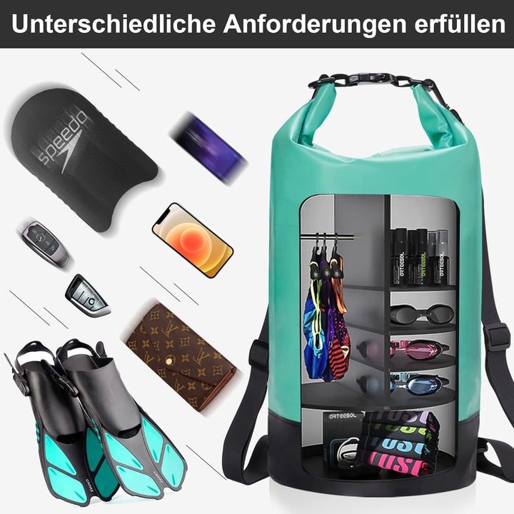 Blackace arteesol Dry Bag wasserdichte Tasche 5L/10L/20L/30L Wasserfester Beutel Packsack mit Langen