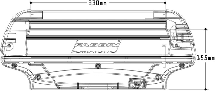 Fabbri, Ski- und Snowboardhalterung, magnetisch, 6940004 HUSKI SKI &
