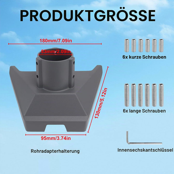 Starlink V3 Masthalterung Starlink Gen 3 RohrAdapter für Starlink Standard Gen 3/V3 Kickstand Dish P