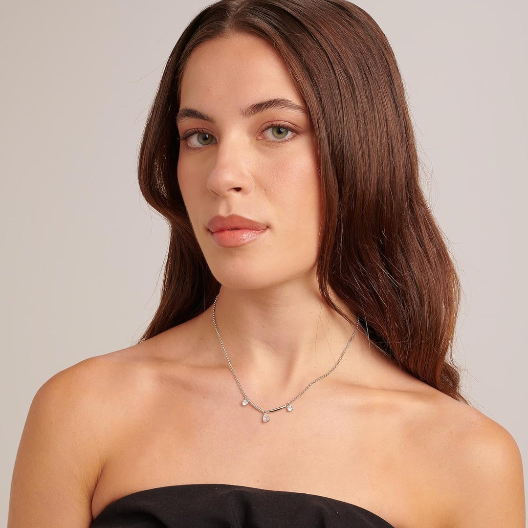 Brosway Affinity choker necklace with white zircons BFF178