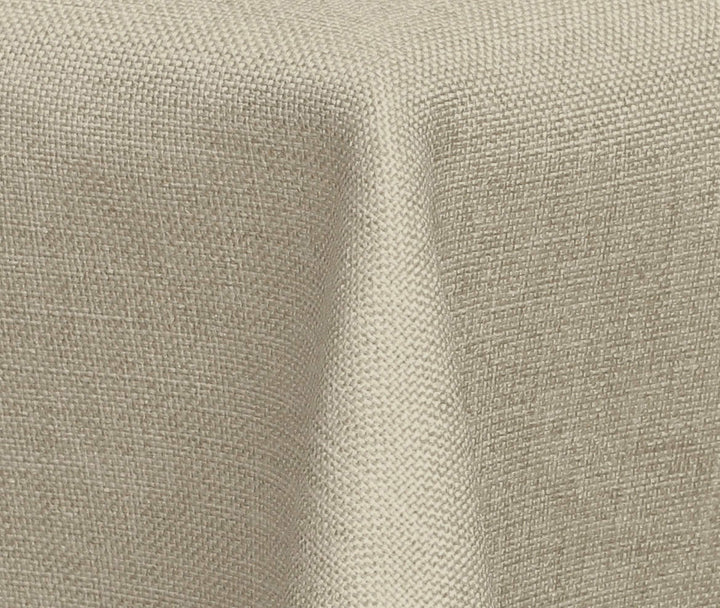 Textil Tischdecke - Leinen Optik - wasserabweisend Eckig 160x320 (Silbergrau, ca. 160 x 320 cm) Silb
