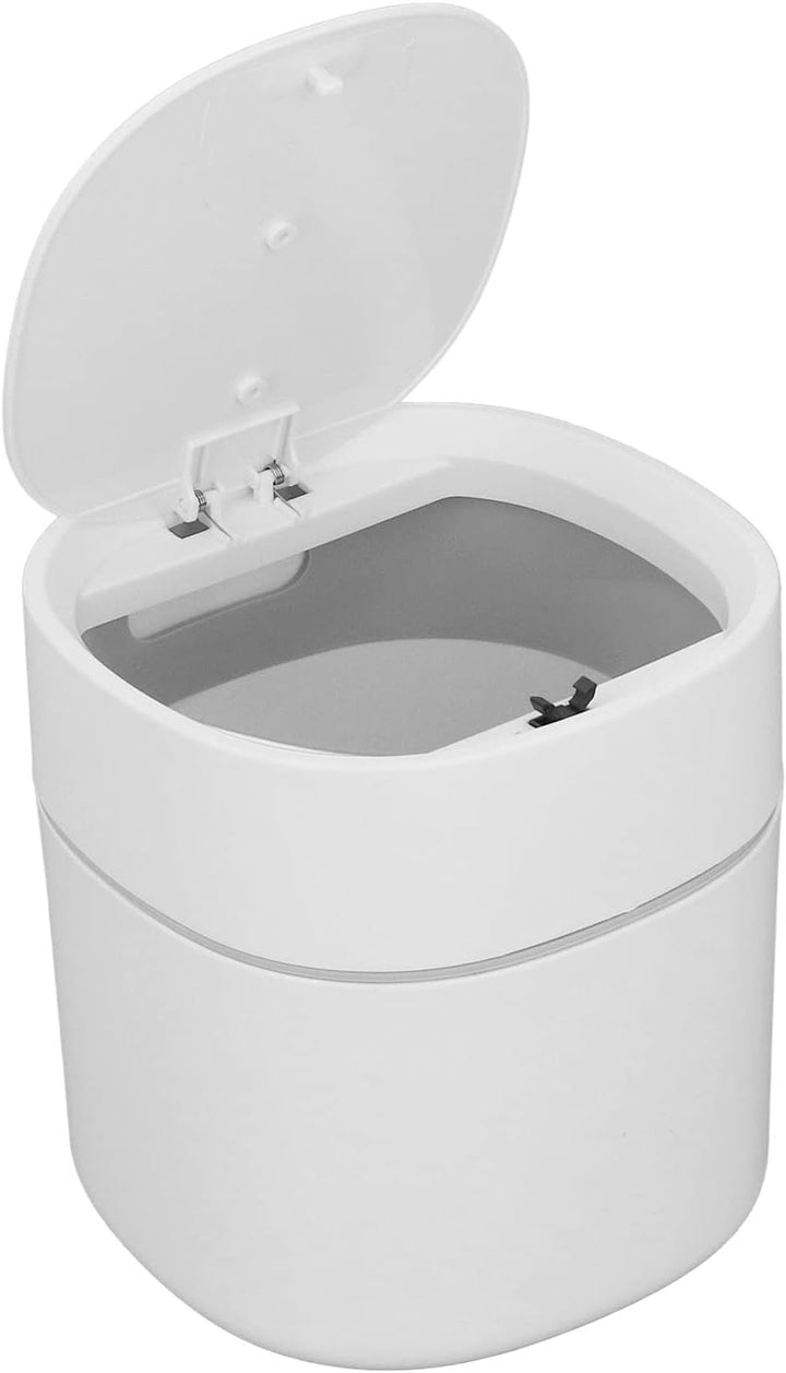 TOPINCN Mülleimer Papierkorb Mini Desktop Mülleimer Reinigungsdose mit Deckel Schuttaufbewahrung Kle