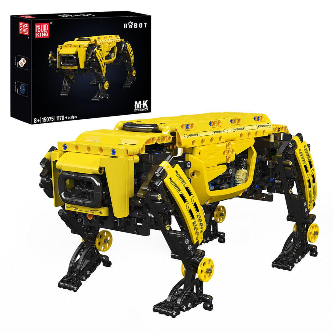 Mould King 15066 Technik Mechanischer Hund Bausteine Modell, 936 Teile Ferngesteuerte Roboter Hundes