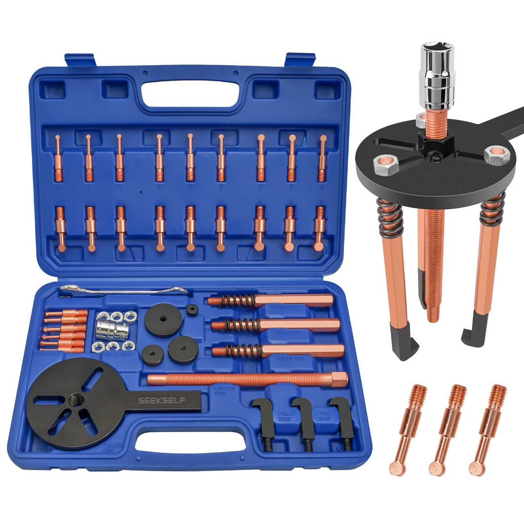 SEEKSELF 36-in-1 Lagerabzieher-Set, Innenlager Abzieher Trennsatz, Sackloch Lager Entfernungswerkzeu