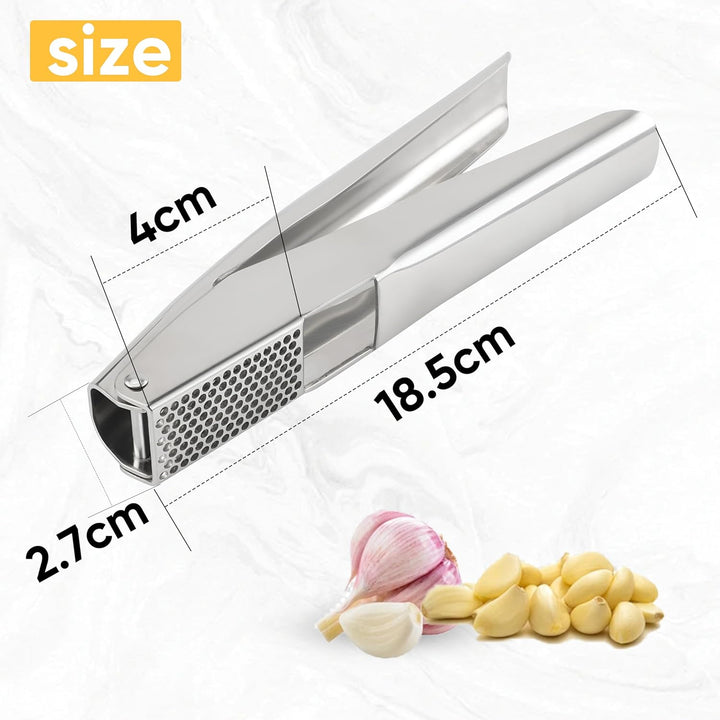 Knoblauchpresse Garlic Crusher Knoblauchschneider Ingwer Presse Knoblauchpresse Edelstahl für Küche