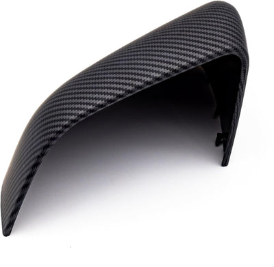 Tesvolution® Spiegelkappen Carbon-Optik für Tesla Model Y 2022-2023 Tuning Zubehör für Spiegel Abdec