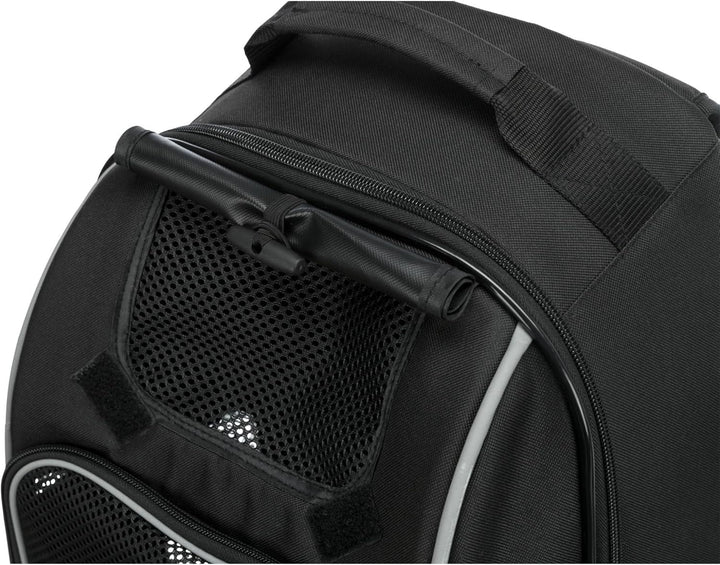 Trixie William Rucksack Tragerucksack für Haustier 33 × 43 × 23 cm schwarz, 33 × 43 × 23 cm schwarz
