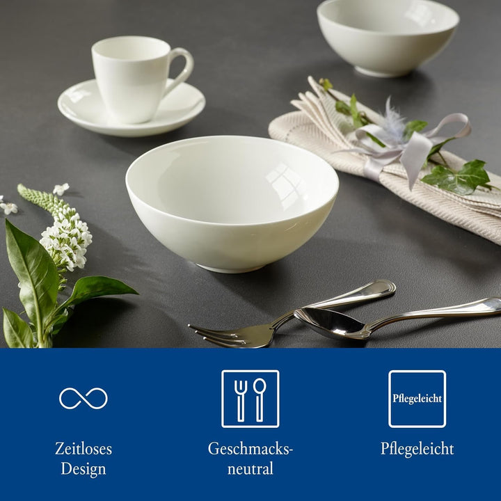 Villeroy und Boch Neufaden Merlemont Tafelbesteck für bis zu 12 Personen, 70-teilig, Edelstahl
