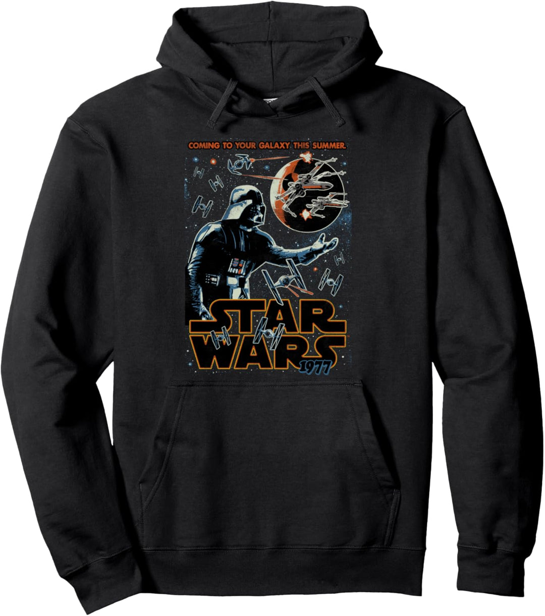 Star Wars Darth Vader Your Galaxy This Summer Poster Pullover Hoodie