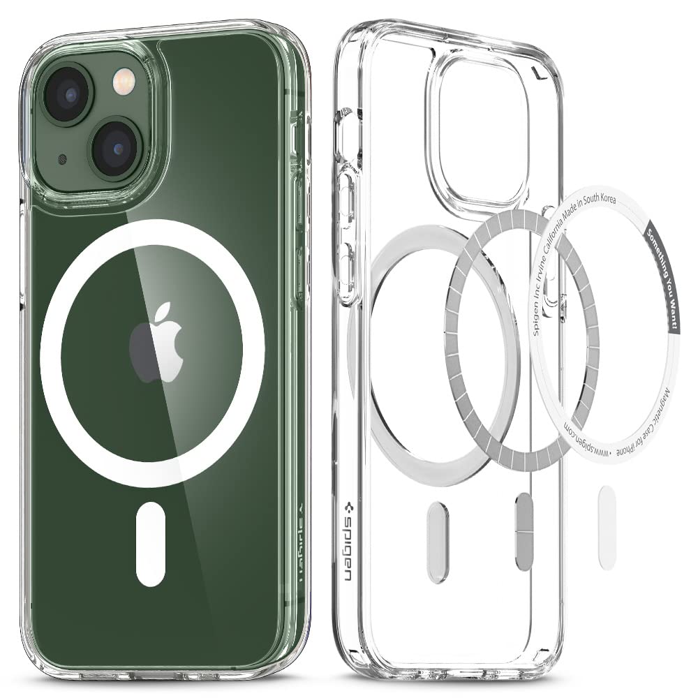 Spigen Ultra Hybrid MagFit Hülle Kompatibel mit iPhone 13 Mini Kompatibel mit MagSafe Magnetisch -We
