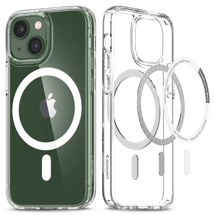 Spigen Ultra Hybrid MagFit Hülle Kompatibel mit iPhone 13 Mini Kompatibel mit MagSafe Magnetisch -We