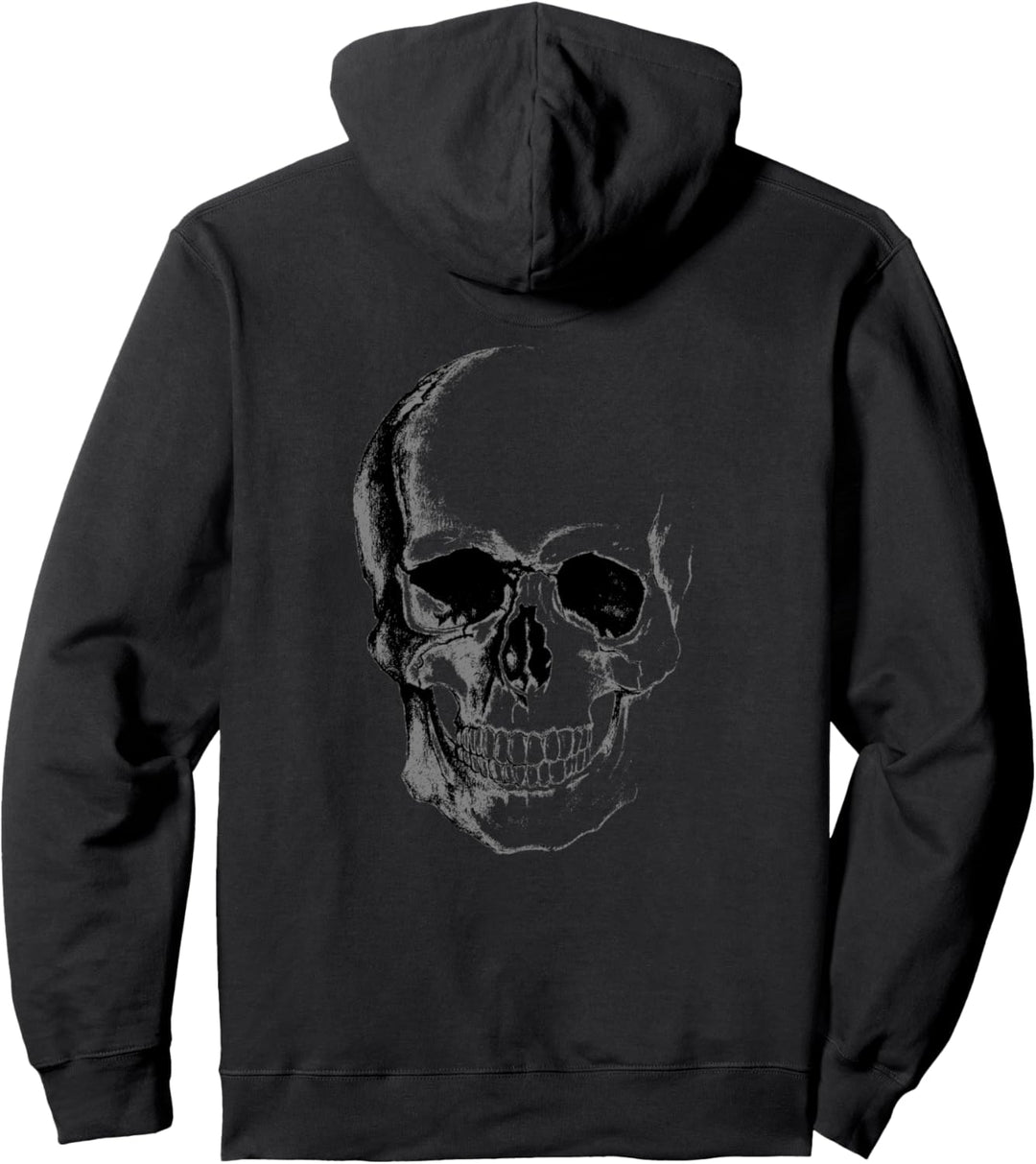Totenkopf-Grafik, Pullover Hoodie
