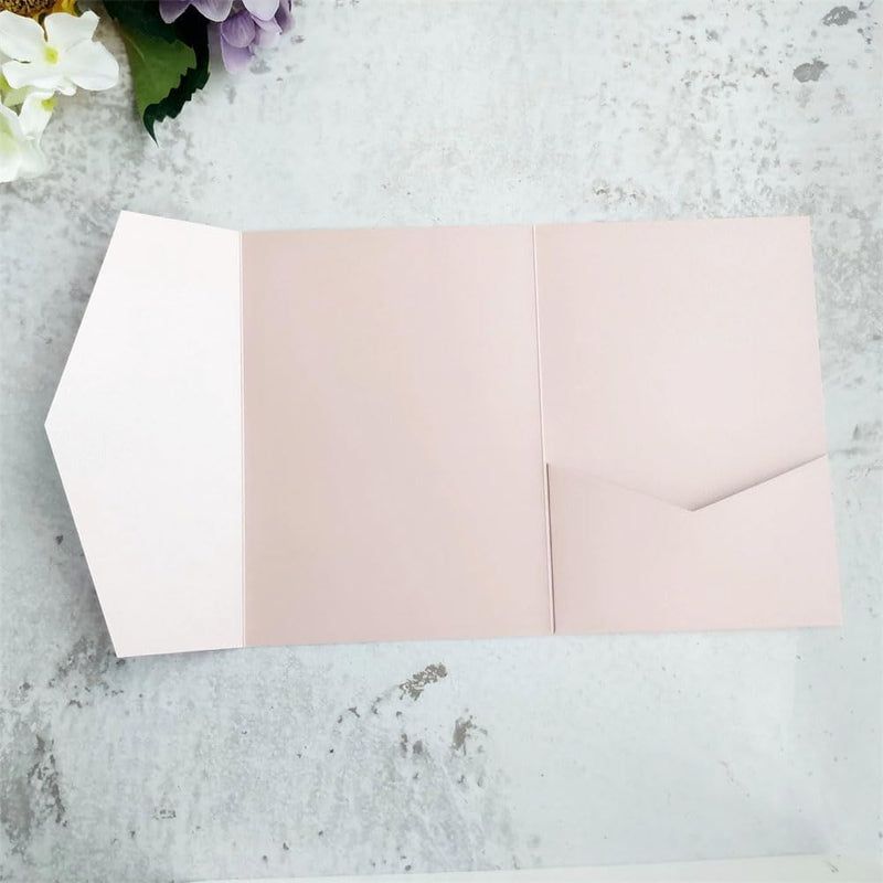 MillaSaw Einladungskarten Hochzeit Lila Rosa 5x7 Einladungskarten mit Umschlägen 20 Sets (Lila Rosa)