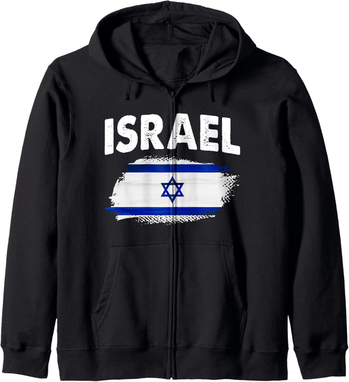 Israel-Flagge israelisch-jüdisch Kapuzenjacke