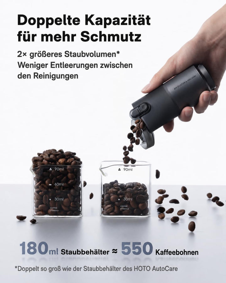 HOTO AutoCare Plus, Akku-Autostaubsauger, 20000Pa Saugkraft Handstaubsauger | 4-in-1 Tragbarer Hands