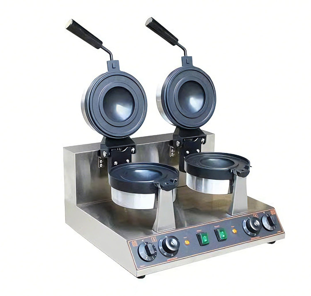 UFO Burger Maker, Edelstahlkörper, Zweiseitige Heizung, Einstellbare Temperatur & Timer, Zeiteinstel