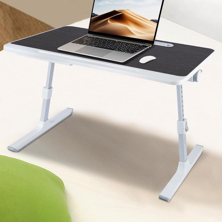 OHMG Betttisch, Laptop-Ständer, faltbar, höhenverstellbar, grosser Betttisch zum Arbeiten, Lesen und