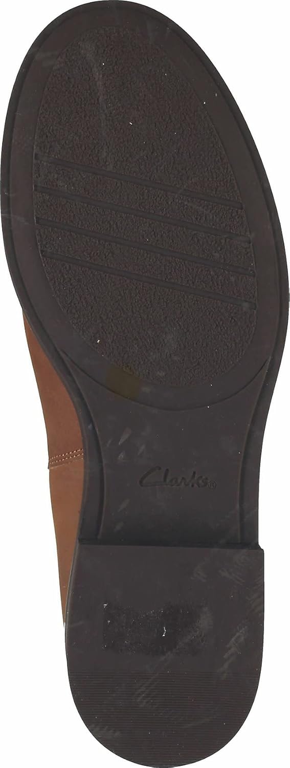 Clarks Damen Memi Lo Chelsea-Stiefel 38 EU Dunkelbraunes Leder, 38 EU Dunkelbraunes Leder