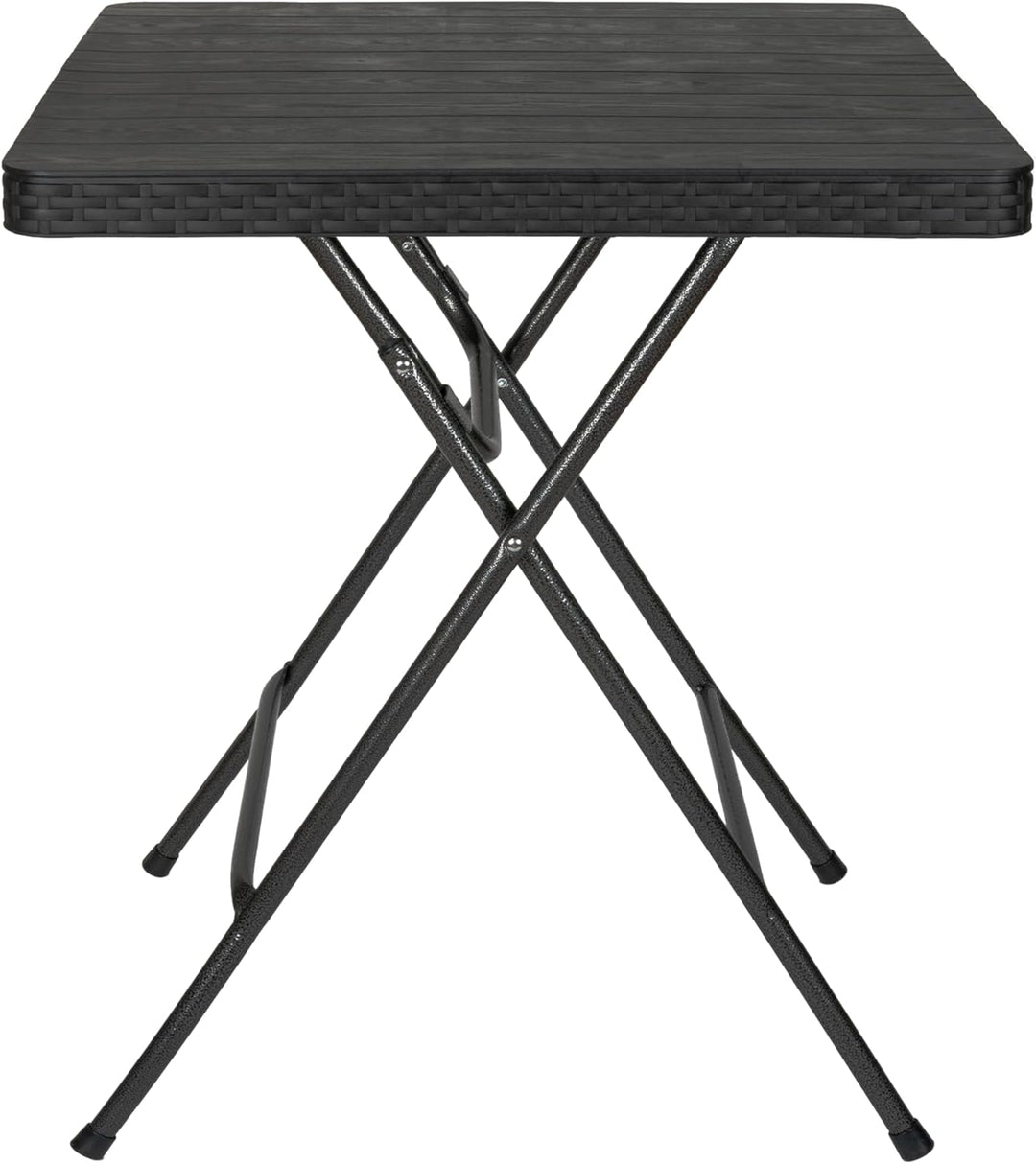 Koll Living Nomad Klapptisch 60x60 cm | Leichter Campingtisch faltbar | Kunststoff Tischplatte in Ho
