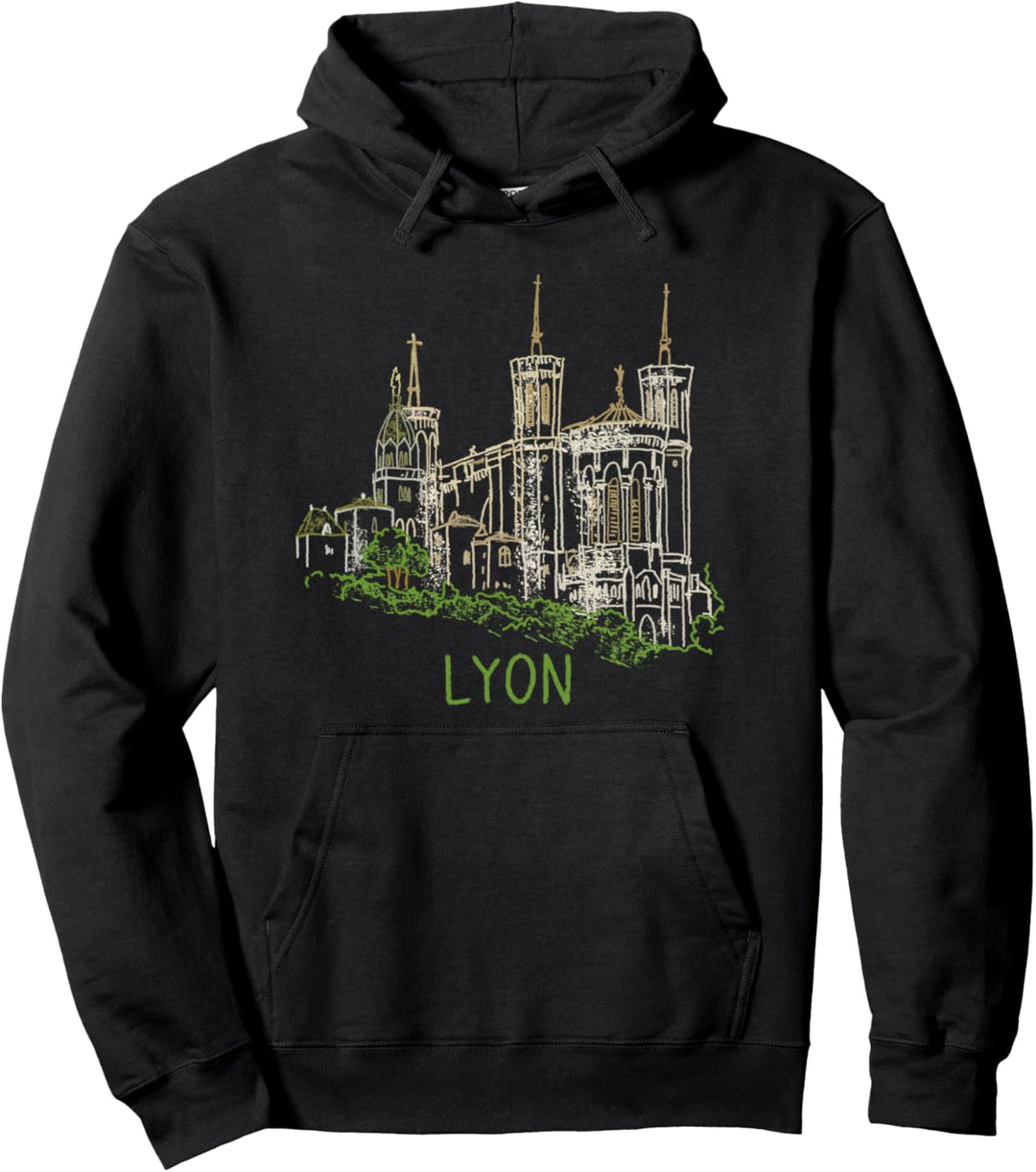 Lyon Frankreich Kunstgeschenk Männer Frauen Pullover Hoodie