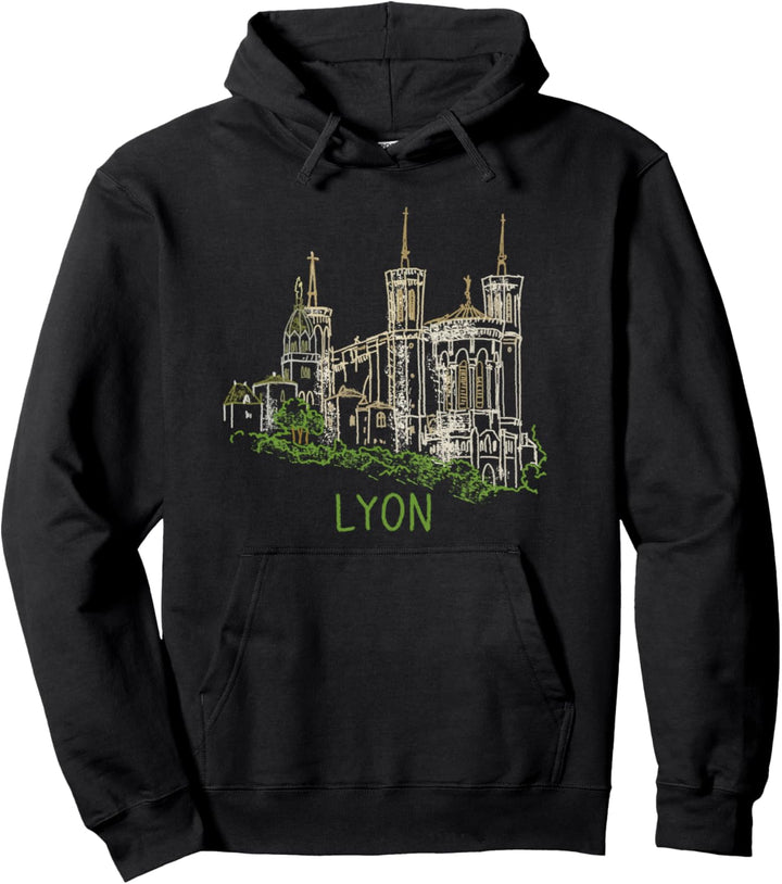 Lyon Frankreich Kunstgeschenk Männer Frauen Pullover Hoodie