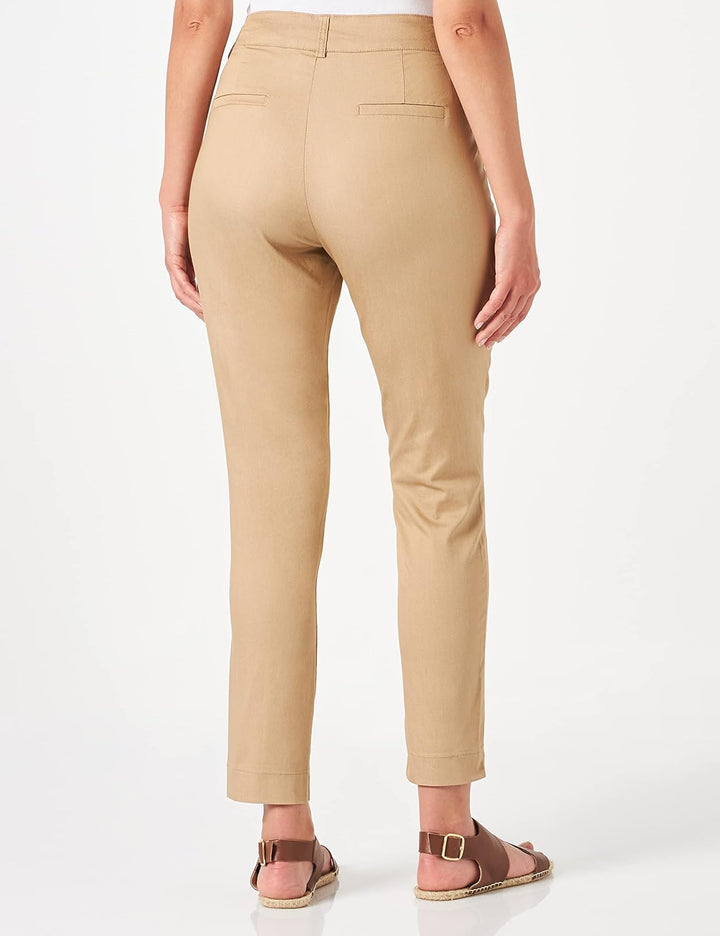 KAFFE Casual Hose Kalea Damen Chino Hose Elegant Klassische Stoffhose 42 Classic Sand, 42 Classic Sa
