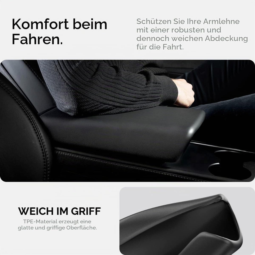 Spigen Tesla Model 3 2021-2023 Model Y Mittelarmlehne Abdeckung, Armlehne Abdeckung Schutzhülle Inne