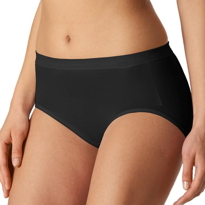 Mey 2er Pack Damen Taillen-Pants - 59209 Emotion - Farbe Schwarz - Grösse 48 - Slip ohne Seitennähte