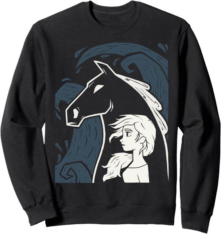 Disney Frozen 2 Elsa Spirit Stacked Sweatshirt