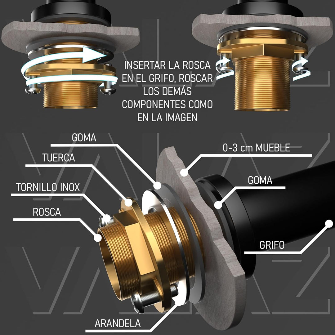 3 Wege Filter Osmose Wasserhahn Küche Gebürstet Roségold | Küchenarmaturen | Wasserhahn Sprudelwasse
