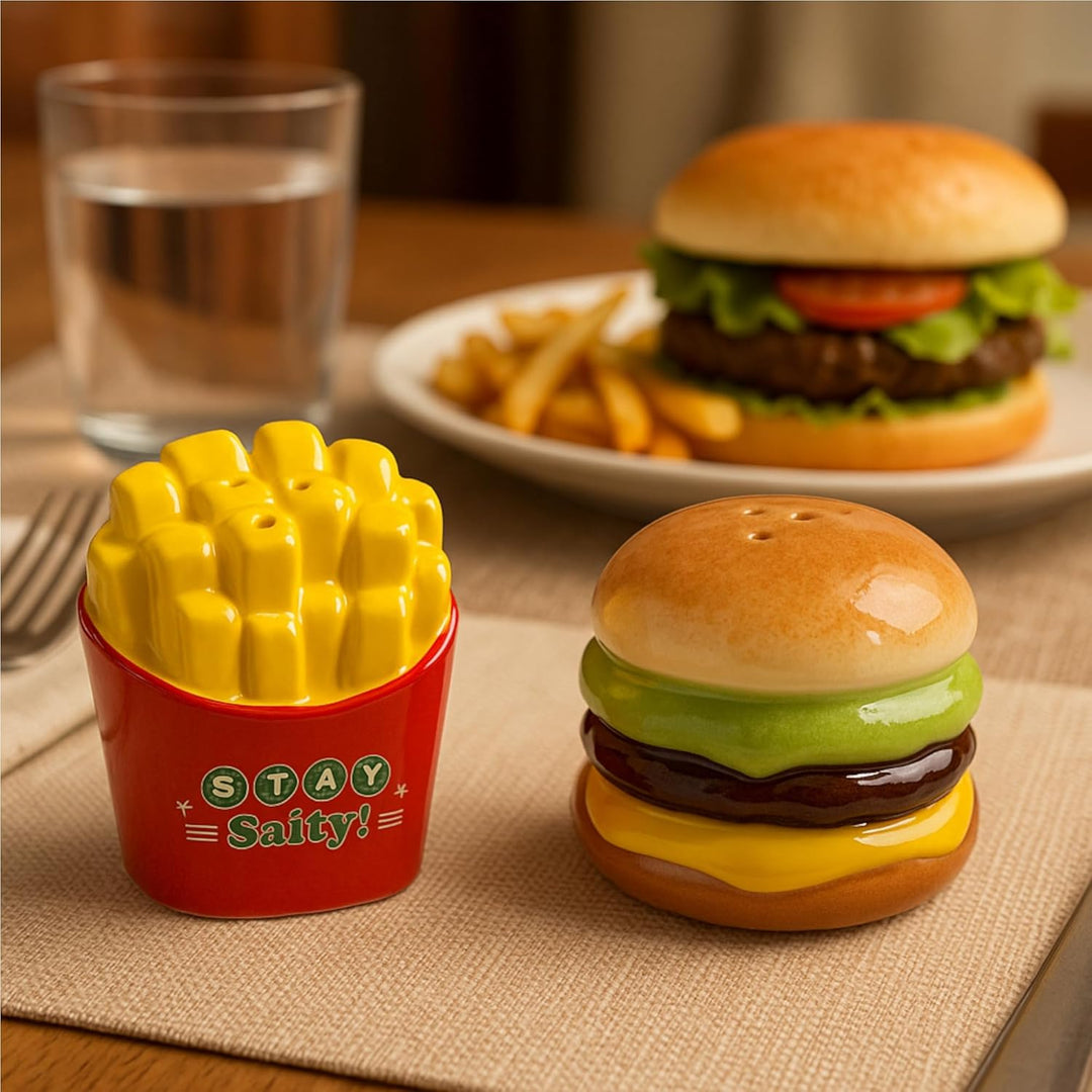 MIJOMA Salz- & Pfefferstreuer Set - Stilvolles Porzellandesign, Lebensmittelecht, Einfach zu Befülle