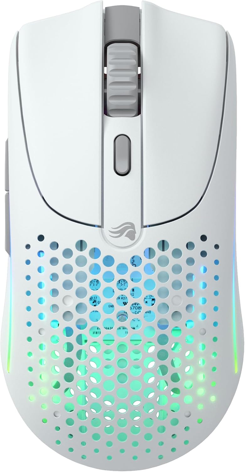Glorious Gaming Model O 2 Wireless Mouse da Gaming - Wireless 2,4 GHz e Bluetooth ibrido, superlegge