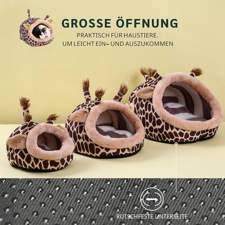 JanYoo Kleintierhöhle für Chinchilla, Igel, Meerschweinchen, Käfigzubehör, Spielzeug, für Bartagame,