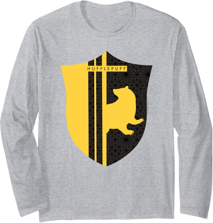 Harry Potter Hufflepuff Shield Langarmshirt