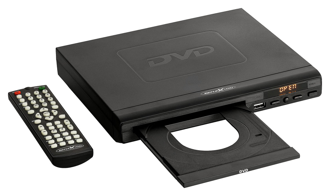 DVD-Player mit CD Funktion, HMDI, AV etc. in schwarz - mit Display - mit CD-Kopierfunktion