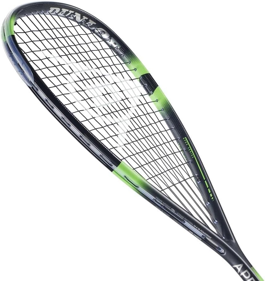 Dunlop 773403 Apex Infinity Squashschläger (2022) - Schwarz/Grün