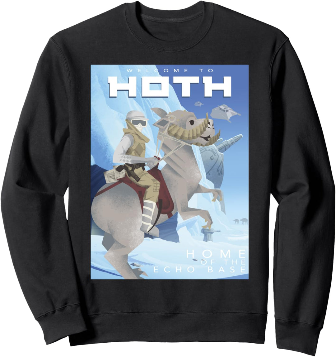 Star Wars Welcome To Hoth Home Of Echo Base Geometric Poster Sweatshirt