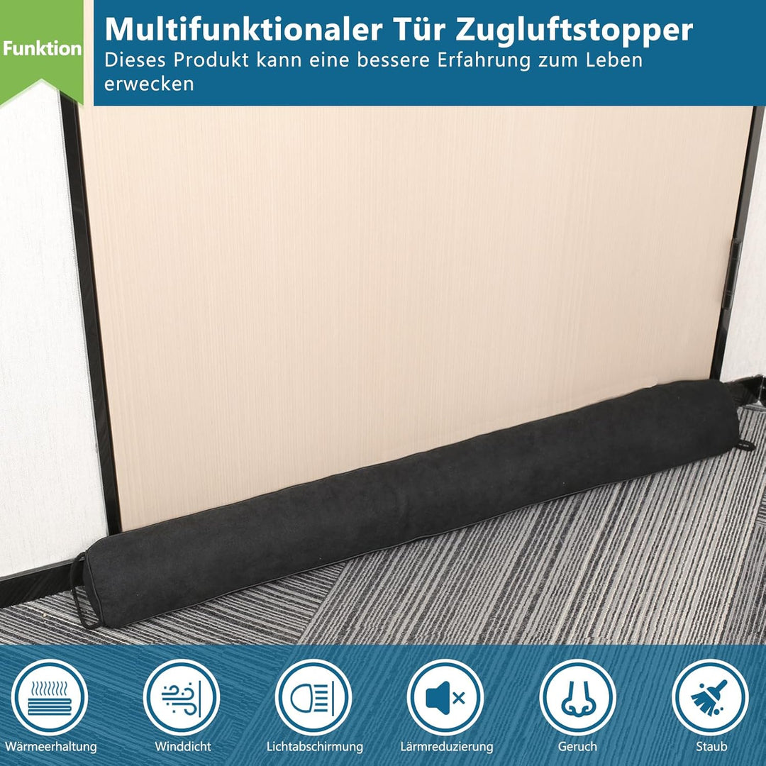 HooTown Zugluftstopper für türen, 92cm Schwerer Zugluftstopper tür Zugluftstopper Windstopper Türluf