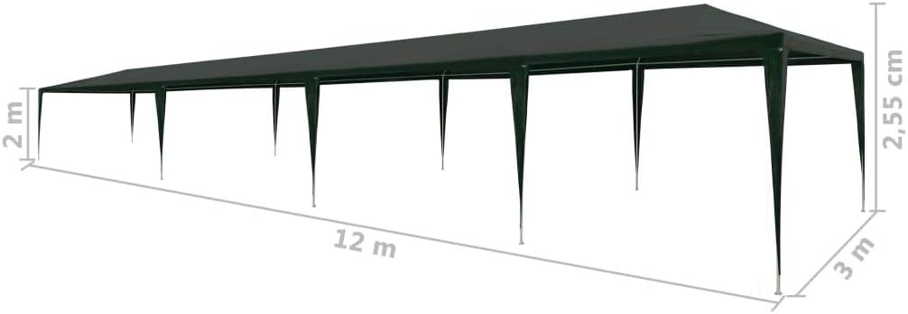 Gecheer Partyzelt Pavilion Gartenpavillon Pergola Gartenzelt Terrassendach Sonnenschutz Überdachung