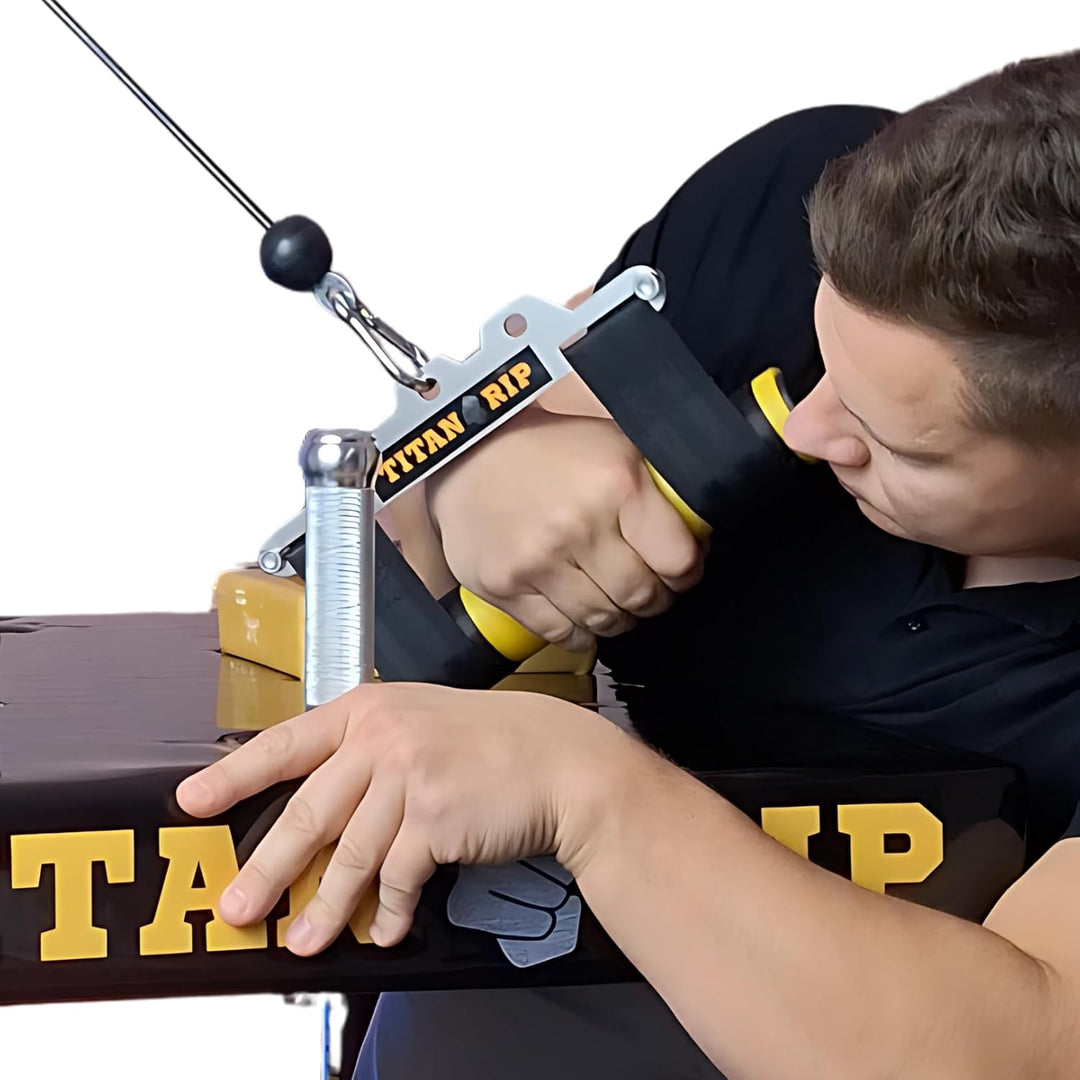 Armwrestling Wrist Wrench – Hand-, Finger- & Unterarmtrainer – Griffkrafttrainer für Kabelzug, Loadi